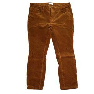 Pilcro High Rise Skinny Corduroy Jean 31